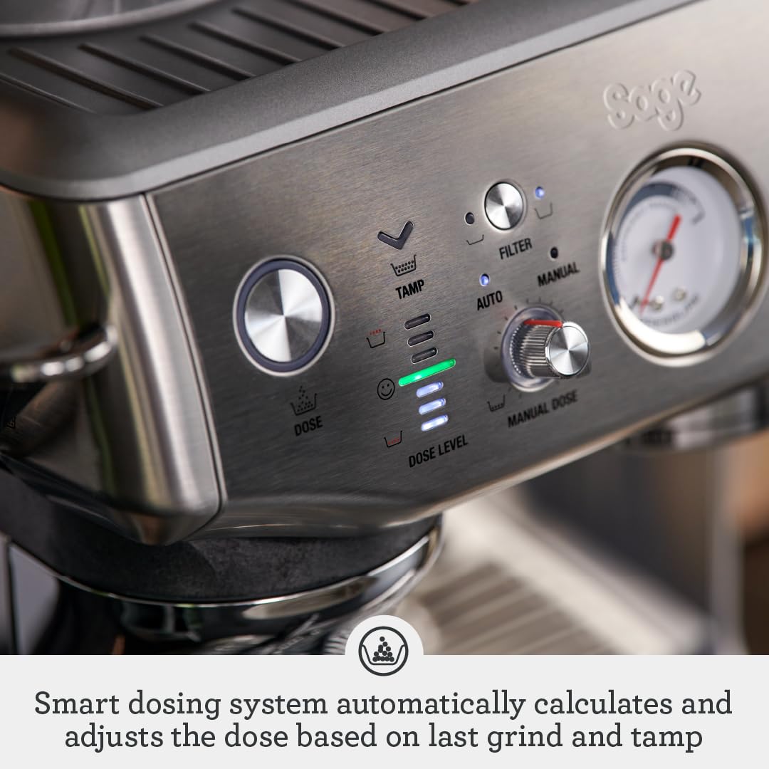 Sage Barista Express, Bean to Cup Machine, Brushed Stainless Steel
