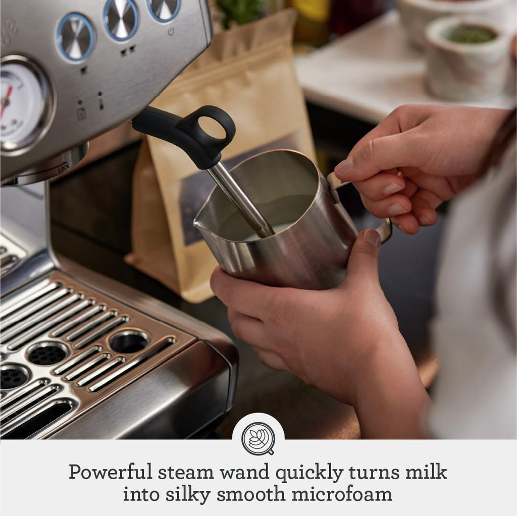 Sage Barista Express, Bean to Cup Machine, Brushed Stainless Steel