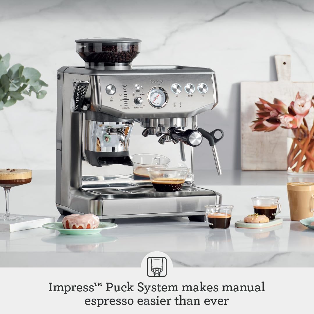 Sage Barista Express, Bean to Cup Machine, Brushed Stainless Steel