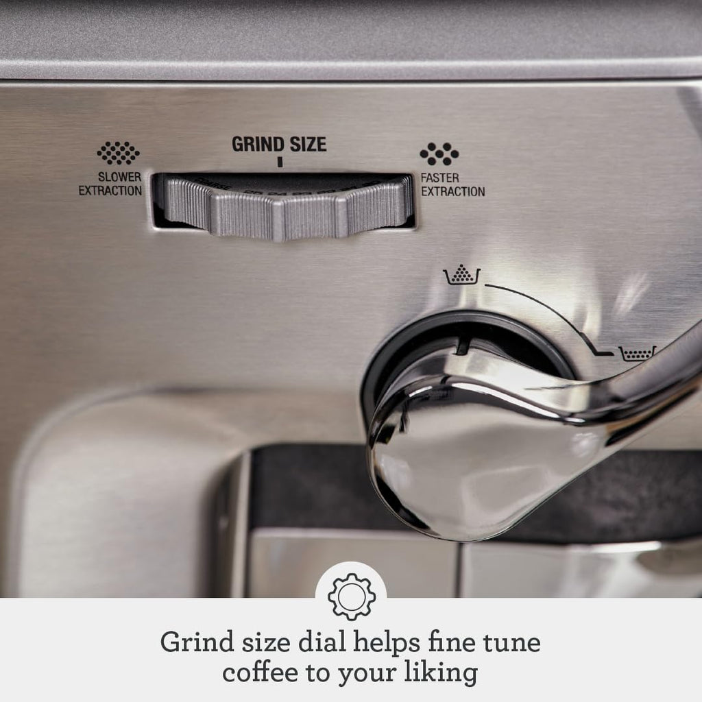 Sage Barista Express, Bean to Cup Machine, Brushed Stainless Steel