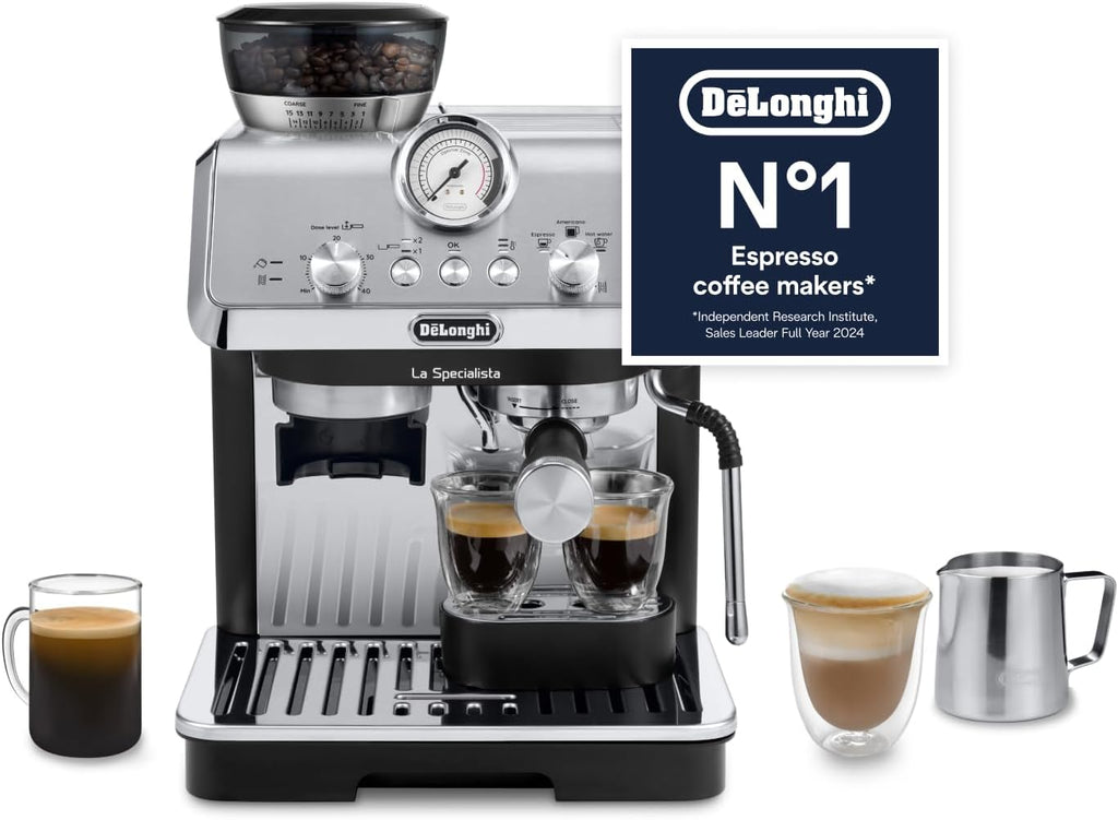 De'Longhi La Specialista Arte - Espresso Machine 3 Preset Drinks Black