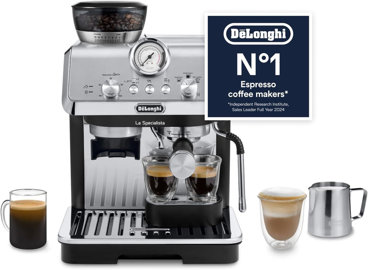 De'Longhi La Specialista Arte - Espresso Machine 3 Preset Drinks Black
