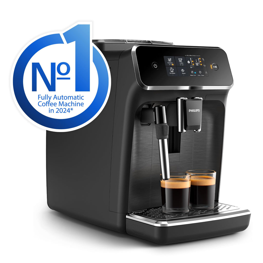 PHILIPS 3300 Series Bean to Cup Coffee Machine, 5 Hot/Iced Drinks One Touch