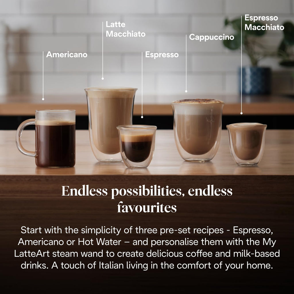 De'Longhi La Specialista Arte - Espresso Machine 3 Preset Drinks Black