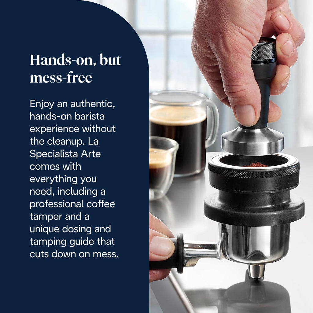 De'Longhi La Specialista Arte - Espresso Machine 3 Preset Drinks Black
