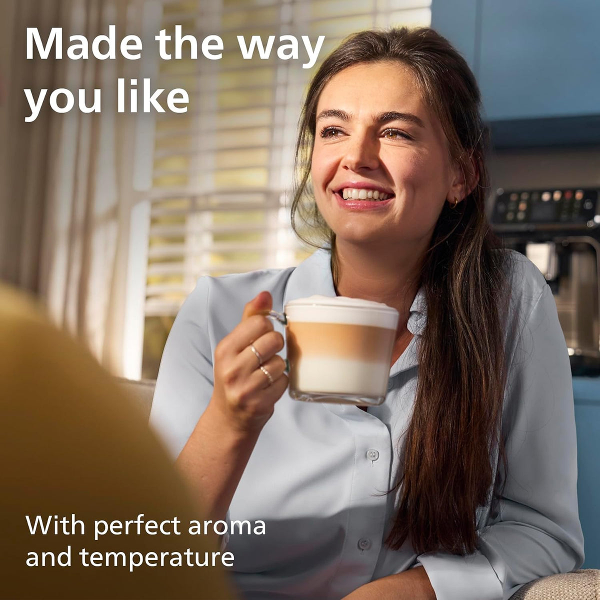 PHILIPS 3300 Series Bean to Cup Coffee Machine, 5 Hot/Iced Drinks One Touch