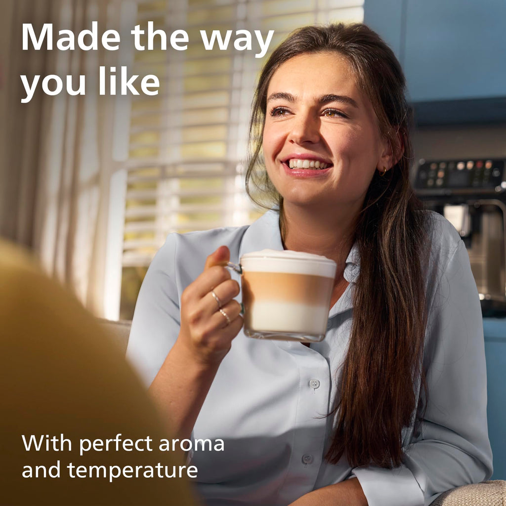 PHILIPS 3300 Series Bean to Cup Coffee Machine, 5 Hot/Iced Drinks One Touch