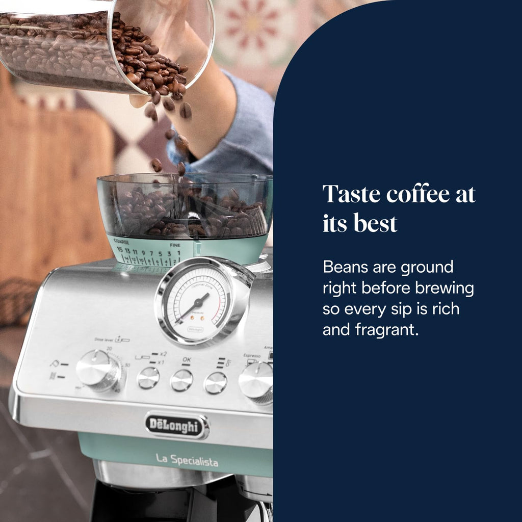 De'Longhi La Specialista Arte - Espresso Machine 3 Preset Drinks Black