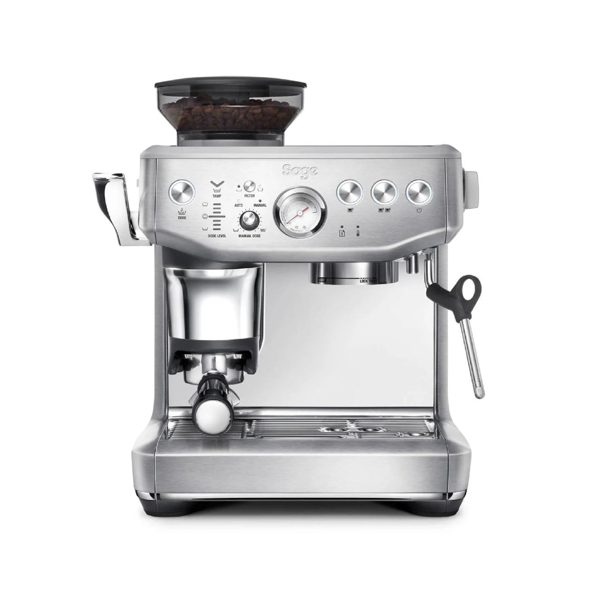 Sage Barista Express, Bean to Cup Machine, Brushed Stainless Steel