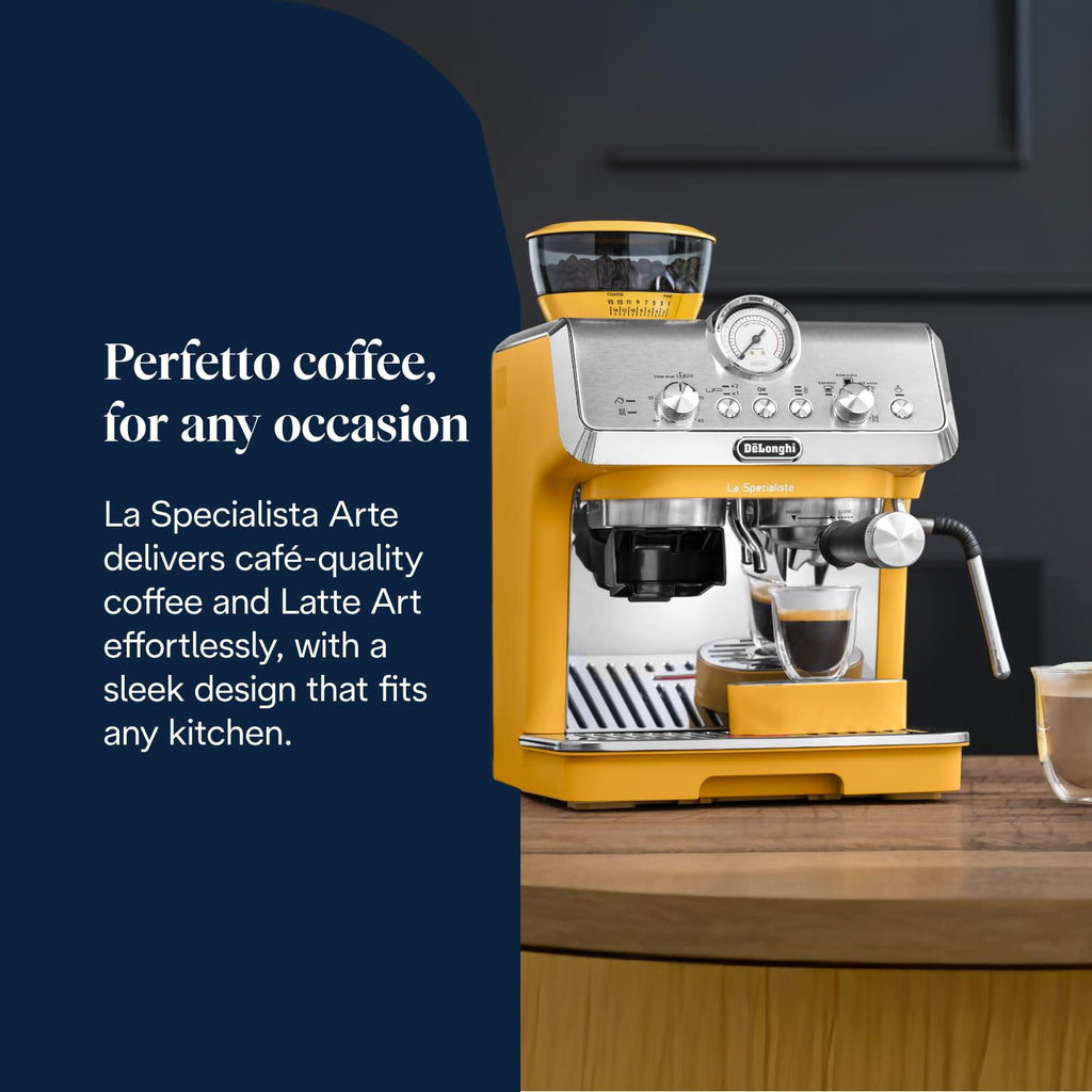 De'Longhi La Specialista Arte - Espresso Machine 3 Preset Drinks Black
