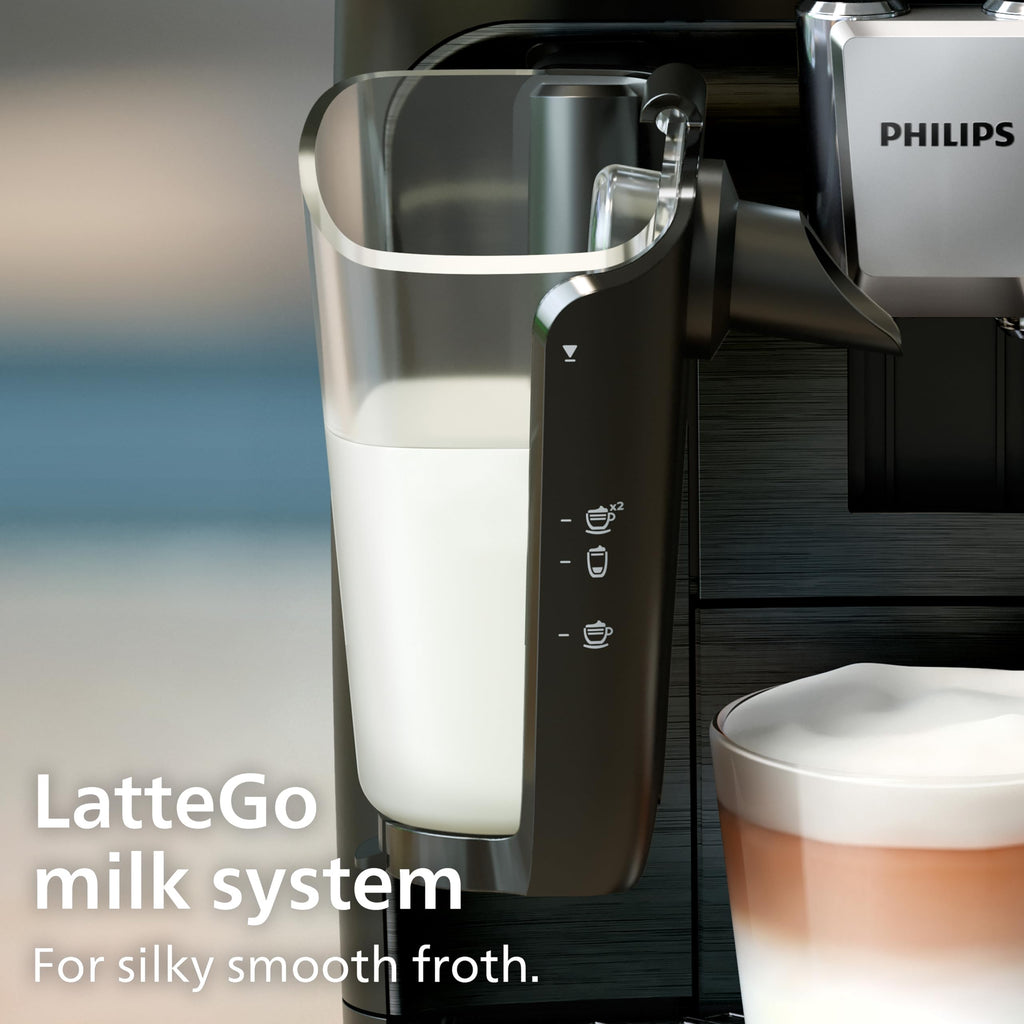 PHILIPS 3300 Series Bean to Cup Coffee Machine, 5 Hot/Iced Drinks One Touch