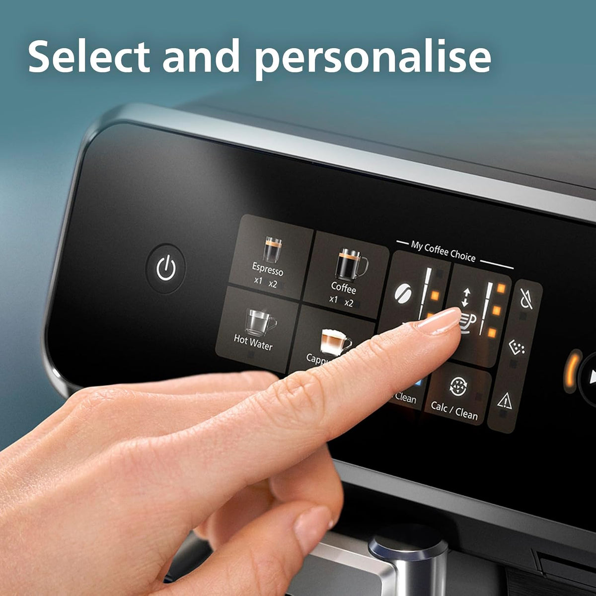 PHILIPS 3300 Series Bean to Cup Coffee Machine, 5 Hot/Iced Drinks One Touch