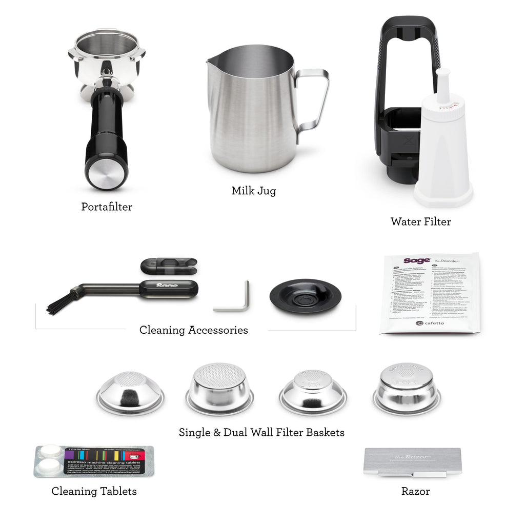 Sage Barista Express, Bean to Cup Machine, Brushed Stainless Steel