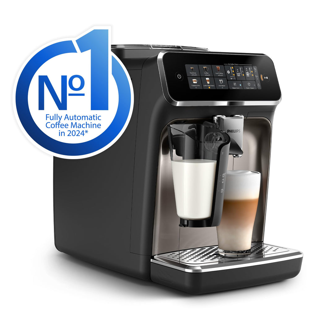 PHILIPS 3300 Series Bean to Cup Coffee Machine, 5 Hot/Iced Drinks One Touch