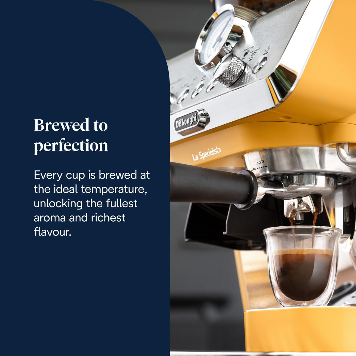 De'Longhi La Specialista Arte - Espresso Machine 3 Preset Drinks Black