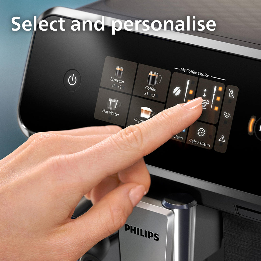 PHILIPS 3300 Series Bean to Cup Coffee Machine, 5 Hot/Iced Drinks One Touch