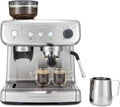 Breville Barista Max Espresso Machine | Latte & Cappuccino Coffee Maker with Integrated Bean Grinder & Steam Wand | 2.8 L Water Tank | 15 Bar Italian Pump | Stainless Steel
